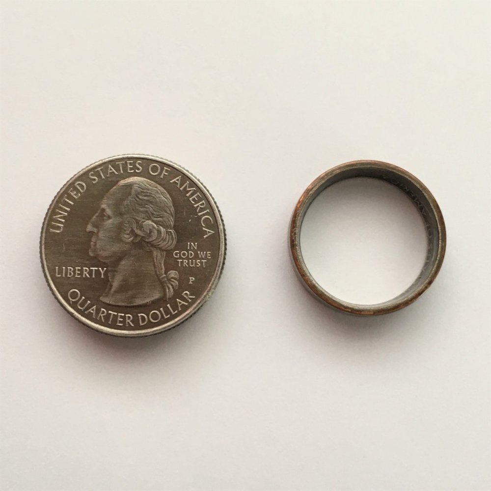 2017 Iowa State National Parks Quarter Coin Ring - Picture 6 of 8